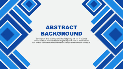 Abstract Blue Background Design Template. Abstract Banner Wallpaper Vector Illustration. Blue