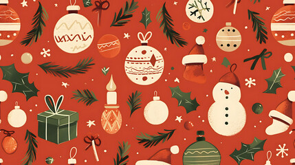 christmas seamless pattern