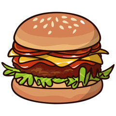 hamburger icon illustration