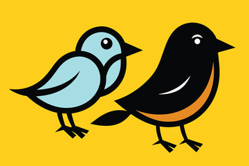 Simple Birds vector design