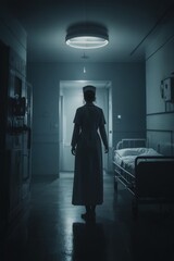 A nurse in the hospital