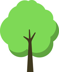 Cartoon Green Tree illustration