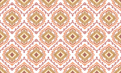 Hand draw Digital seamless pattern block print batik vector geometric ajrakh.great for textiles, banners, wallpapers, wrapping vector design