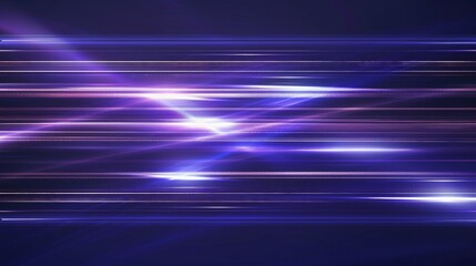 blue horizontal flares laser beam light rays abstract background