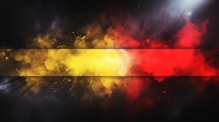 black, red and yellow abstract modern background
