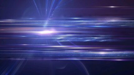 blue horizontal flares laser beam light rays abstract background