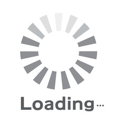 ロード中のイラスト素材　ぐるぐる