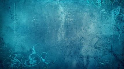 Fototapeta premium abstract blue concrete grunge texture background