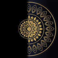 Luxury ornamental mandala design background