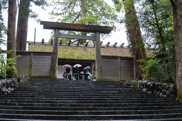 伊勢神宮【皇大神宮・内宮】690年から20年ごとに建て替えられている正宮／日本三重県・2024年