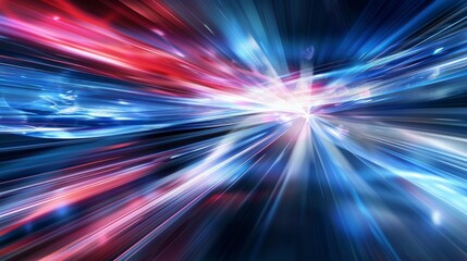 abstract futuristic colorful neon light strip ray background