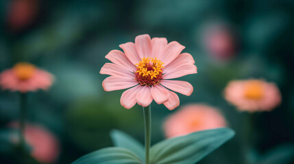 Pink flower close-up