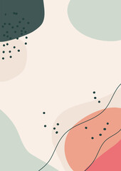 Modern abstract background.minimal trendy style with copy space for text - design templates good for postcards, poster, business card, flyer, brochure, invitation, social media and other. vector