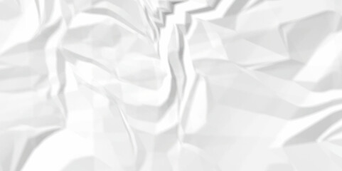 White crumpled paper background texture pattern overlay. wrinkled high resolution arts craft and Seamless white crumpled paper.