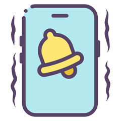 alarm notification mobile phone icon
