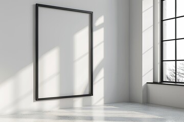 Fototapeta premium Contemporary Gallery Space with Ample Natural Light