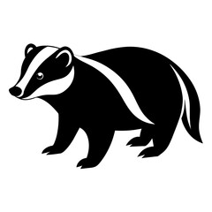 Badger vector icon
