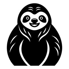 Sloth vector icon illustration