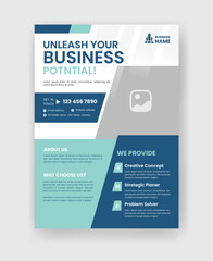 Corporate business flyer template design set. marketing, business proposal, promotion, advertise, publication, cover page. new digital marketing flyer.