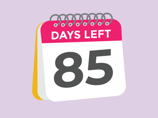 86, Days, left, countdown, banner, template, website, web, button, landing, page, design, to go, business