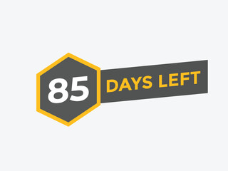86, Days, left, countdown, banner, template, website, web, button, landing, page, design, to go, business