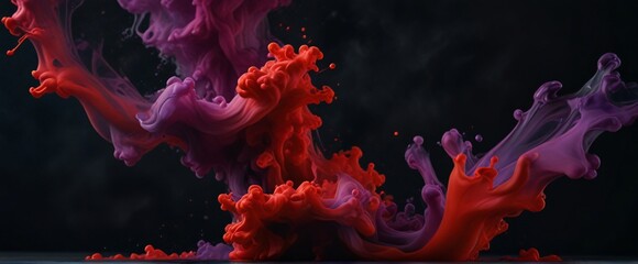 abstract background red and purple smoke