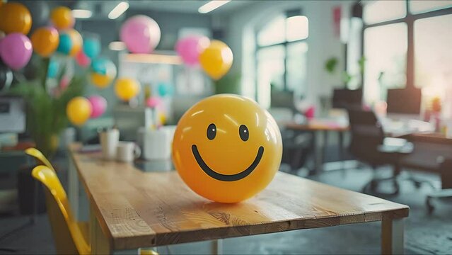 Office environment where happy employees are buoyed by surrounding motivational quotes