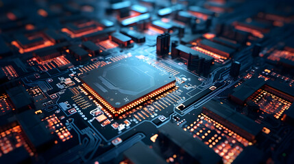 Fototapeta premium High-performance computing clusters for complex simulations