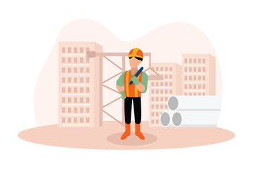 Labour Day Flat Design Illustration