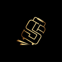 Minimalist Luxury Letter S Travel Logo