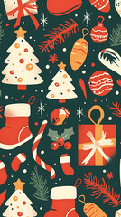 christmas seamless pattern