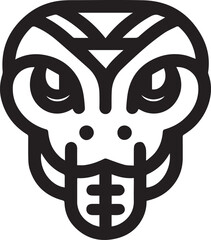 Snake Face Vector Design