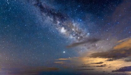 starry night sky, 