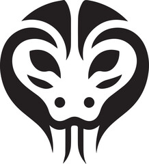 Snake Face Vector Design