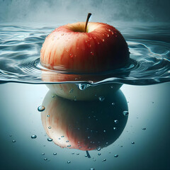 apple and water