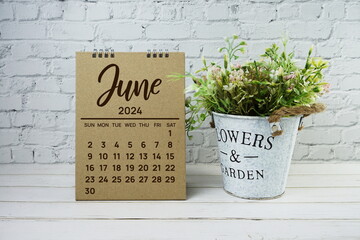 June 2024 monthly calendar for planning and management