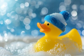 rubber duck in the bath