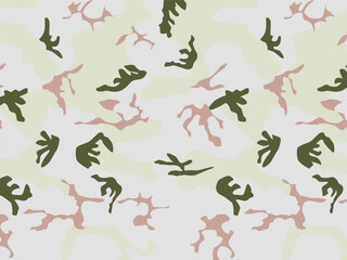 Alpine Tundra Camouflage Seamless Pattern