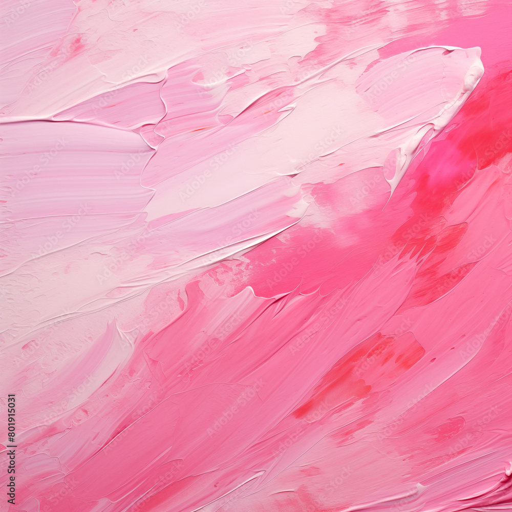 Wall mural strokes of pink paint, background, wallpaper