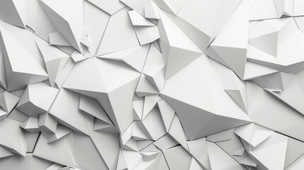 Abstract geometric white background 