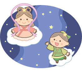織姫と彦星と天の川