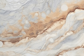 Fototapeta premium Processed collage of luxury brown and white marble texture. Background for banner