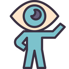 viewer outline style icon