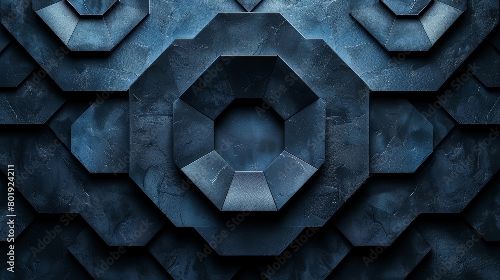 Poster modern geometric abstract background generative ai
