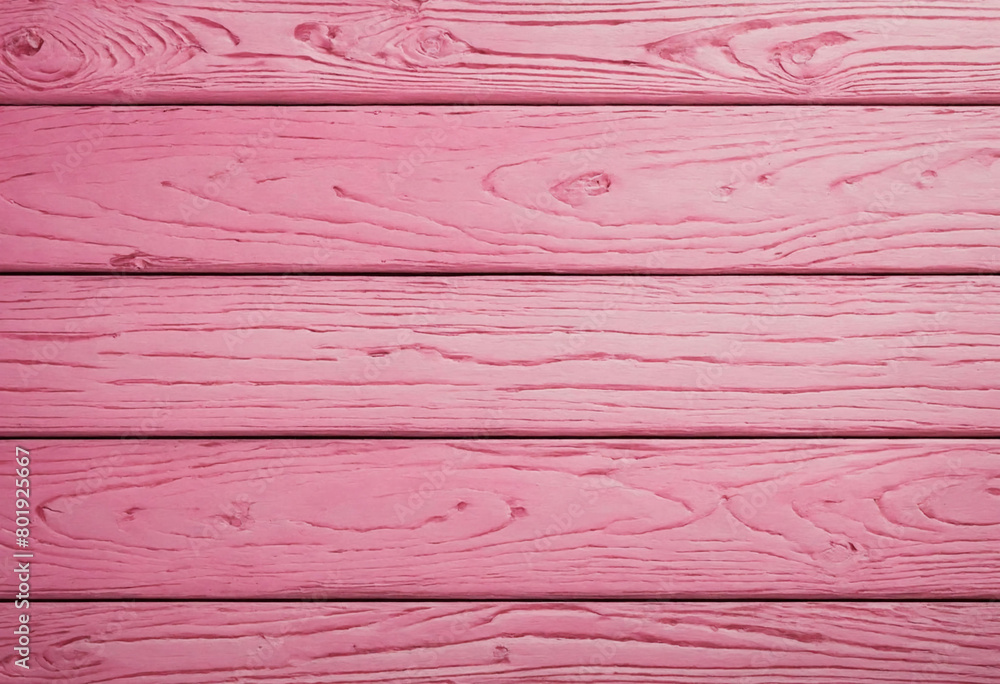 Poster Pink painted modern wooden wood background texture blank empty pattern with copy space for product design or text copyspace mock-up template