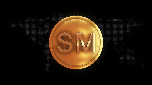 Golden Tajikistani somoni Currency symbol golden Tajikistani somoni currency sign
