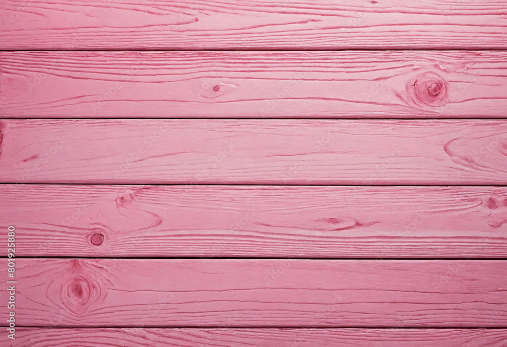 Poster Pink painted modern wooden wood background texture blank empty pattern with copy space for product design or text copyspace mock-up template