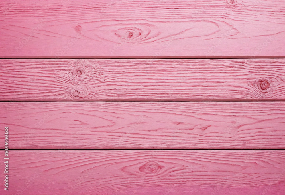 Poster Pink painted modern wooden wood background texture blank empty pattern with copy space for product design or text copyspace mock-up template
