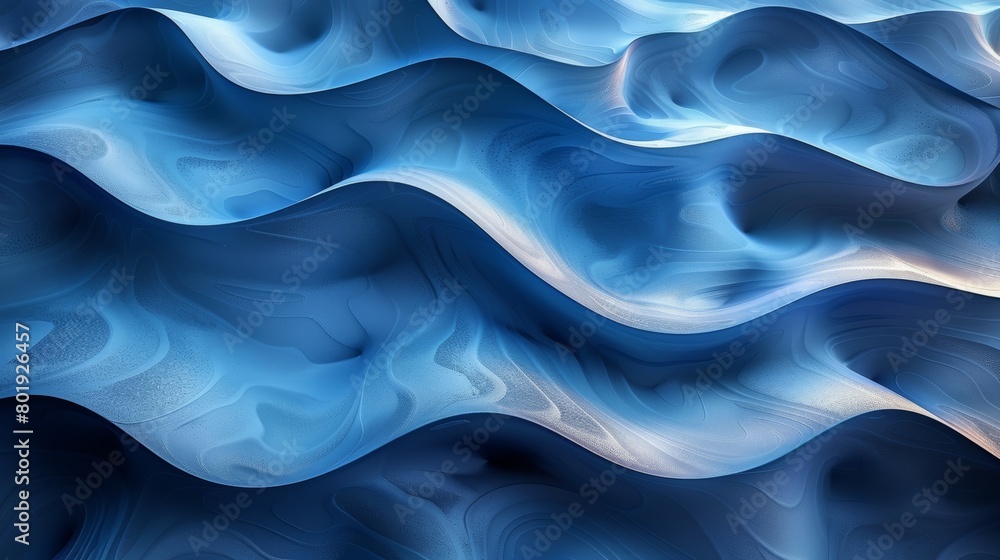 Poster elegant wavy background with glowing wave lines generative ai