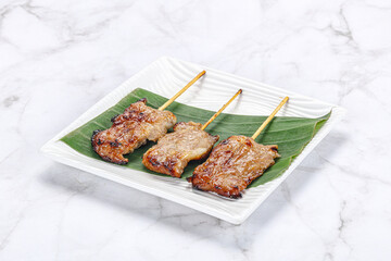 Thai cuisine - grilled pork skewer